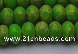 CDE2662 15.5 inches 15*20mm rondelle dyed sea sediment jasper beads