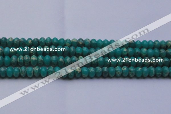 CDE2670 15.5 inches 15*20mm rondelle dyed sea sediment jasper beads