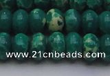 CDE2678 15.5 inches 15*20mm rondelle dyed sea sediment jasper beads