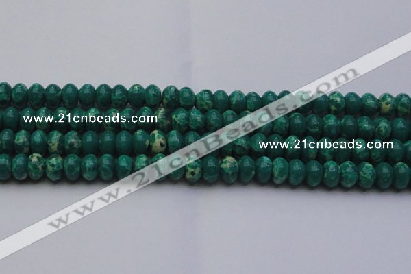 CDE2678 15.5 inches 15*20mm rondelle dyed sea sediment jasper beads