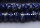 CDE2684 15.5 inches 12*16mm rondelle dyed sea sediment jasper beads