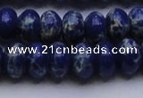 CDE2686 15.5 inches 15*20mm rondelle dyed sea sediment jasper beads