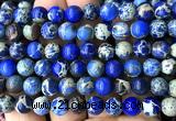 CDE3204 15 inches 8mm round sea sediment jasper beads wholesale