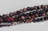 CDE360 15.5 inches 4mm round dyed sea sediment jasper beads