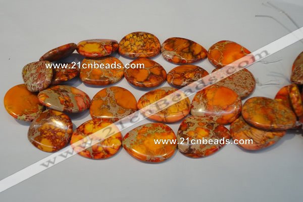 CDE580 20*25mm - 28*35mm freeform dyed sea sediment jasper beads