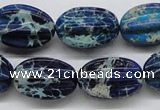 CDE61 15.5 inches 16*23mm star fruit shaped dyed sea sediment jasper beads