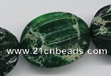 CDE78 15.5 inches 26*33mm star fruit shaped dyed sea sediment jasper beads