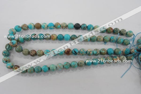 CDE803 15.5 inches 10mm round dyed sea sediment jasper beads wholesale