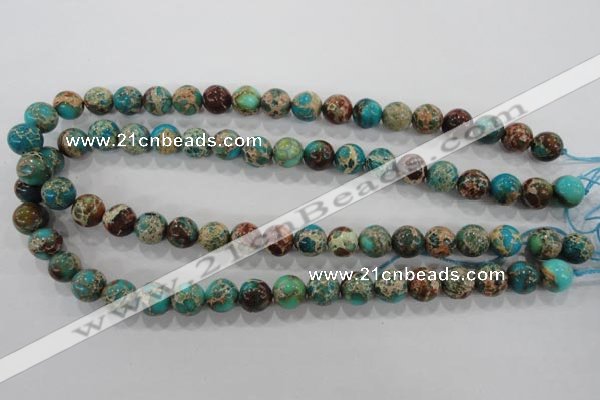 CDE804 15.5 inches 11mm round dyed sea sediment jasper beads wholesale