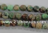 CDE851 15.5 inches 6mm round dyed sea sediment jasper beads wholesale