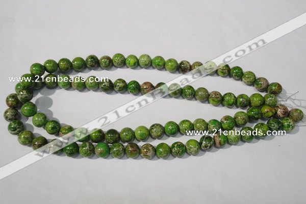 CDE921 15.5 inches 10mm round dyed sea sediment jasper beads