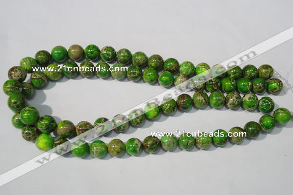 CDE922 15.5 inches 12mm round dyed sea sediment jasper beads