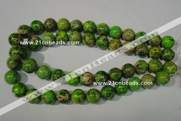 CDE923 15.5 inches 16mm round dyed sea sediment jasper beads