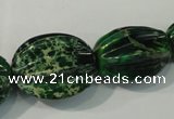 CDE967 10*15mm - 24*33mm star fruit shaped dyed sea sediment jasper beads