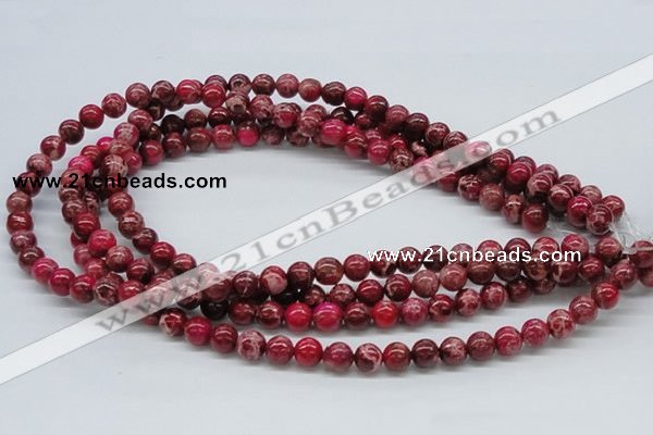 CDI03 16 inches 8mm round dyed imperial jasper beads wholesale