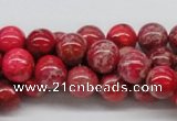 CDI04 16 inches 10mm round dyed imperial jasper beads wholesale