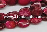 CDI14 16 inches 10*14mm oval dyed imperial jasper beads wholesale