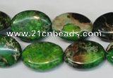 CDI183 15.5 inches 15*20mm oval dyed imperial jasper beads