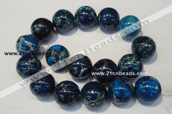 CDI224 15.5 inches 24mm round dyed imperial jasper beads