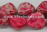 CDI27 16 inches 20*25mm nuggets dyed imperial jasper beads wholesale