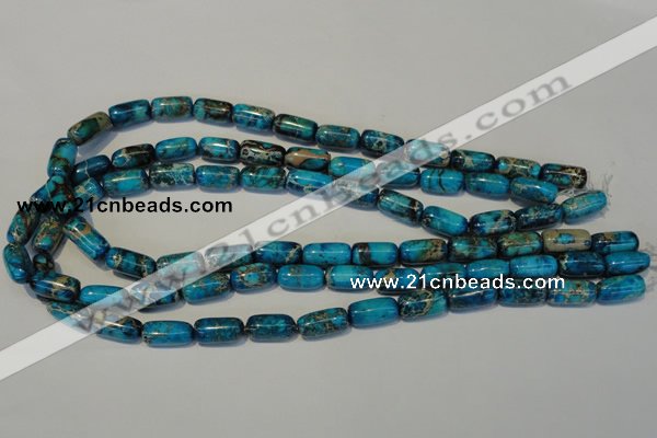 CDI285 15.5 inches 8*16mm column dyed imperial jasper beads