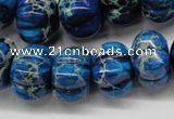 CDI295 15.5 inches 13*18mm pumpkin dyed imperial jasper beads