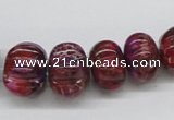 CDI35 16 inches multi sizes pumpkin dyed imperial jasper beads wholesale