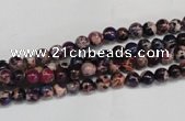 CDI360 15.5 inches 4mm round dyed imperial jasper beads