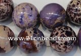 CDI368 15.5 inches 20mm round dyed imperial jasper beads