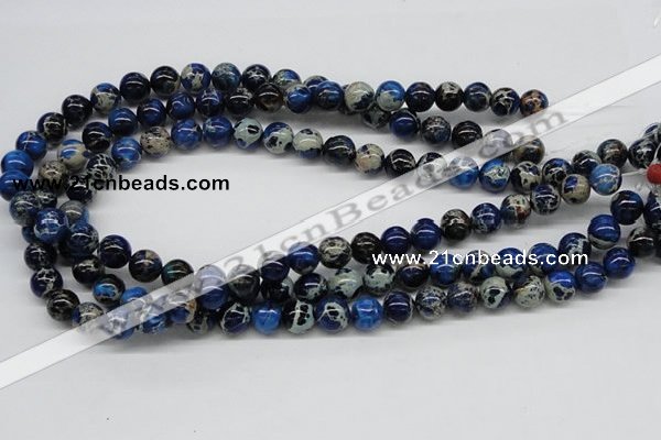 CDI44 16 inches 10mm round dyed imperial jasper beads wholesale