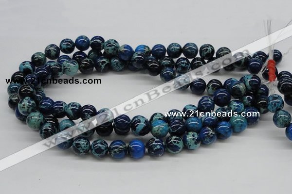 CDI45 16 inches 12mm round dyed imperial jasper beads wholesale