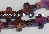 CDI450 15.5 inches 15*20mm cross dyed imperial jasper beads