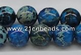 CDI46 16 inches 14mm round dyed imperial jasper beads wholesale