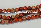 CDI491 15.5 inches 6mm round dyed imperial jasper beads