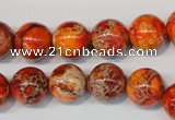 CDI494 15.5 inches 12mm round dyed imperial jasper beads