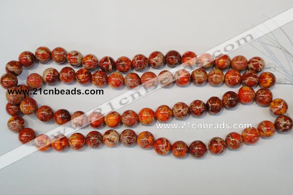 CDI494 15.5 inches 12mm round dyed imperial jasper beads
