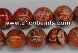 CDI495 15.5 inches 14mm round dyed imperial jasper beads