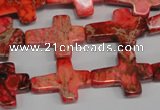 CDI566 15.5 inches 15*20mm cross dyed imperial jasper beads