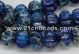 CDI59 16 inches 10*14mm pumpkin dyed imperial jasper beads wholesale