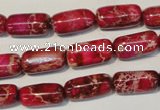 CDI598 15.5 inches 8*16mm column dyed imperial jasper beads