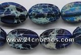 CDI61 16 inches 16*23mm star fruit shaped dyed imperial jasper beads