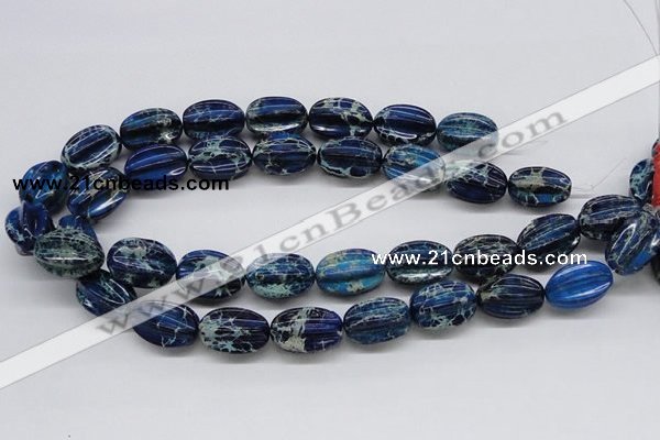 CDI61 16 inches 16*23mm star fruit shaped dyed imperial jasper beads