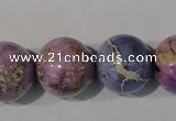 CDI698 15.5 inches 18mm round dyed imperial jasper beads