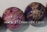 CDI699 15.5 inches 24mm round dyed imperial jasper beads