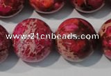 CDI764 15.5 inches 20mm round dyed imperial jasper beads