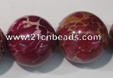 CDI765 15.5 inches 24mm round dyed imperial jasper beads