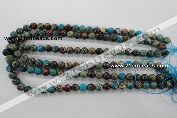 CDI802 15.5 inches 8mm round dyed imperial jasper beads wholesale