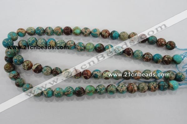 CDI804 15.5 inches 11mm round dyed imperial jasper beads wholesale