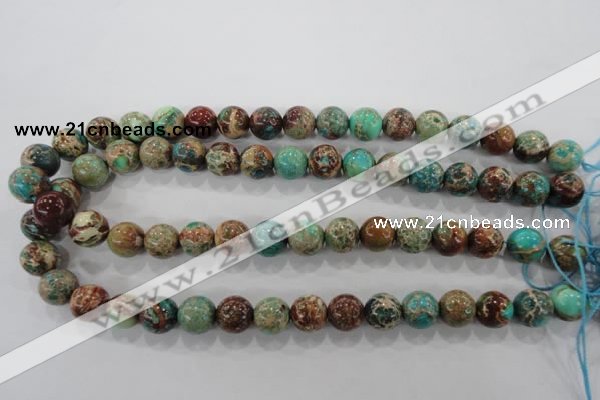 CDI805 15.5 inches 12mm round dyed imperial jasper beads wholesale