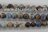 CDI812 15.5 inches 6mm round dyed imperial jasper beads wholesale